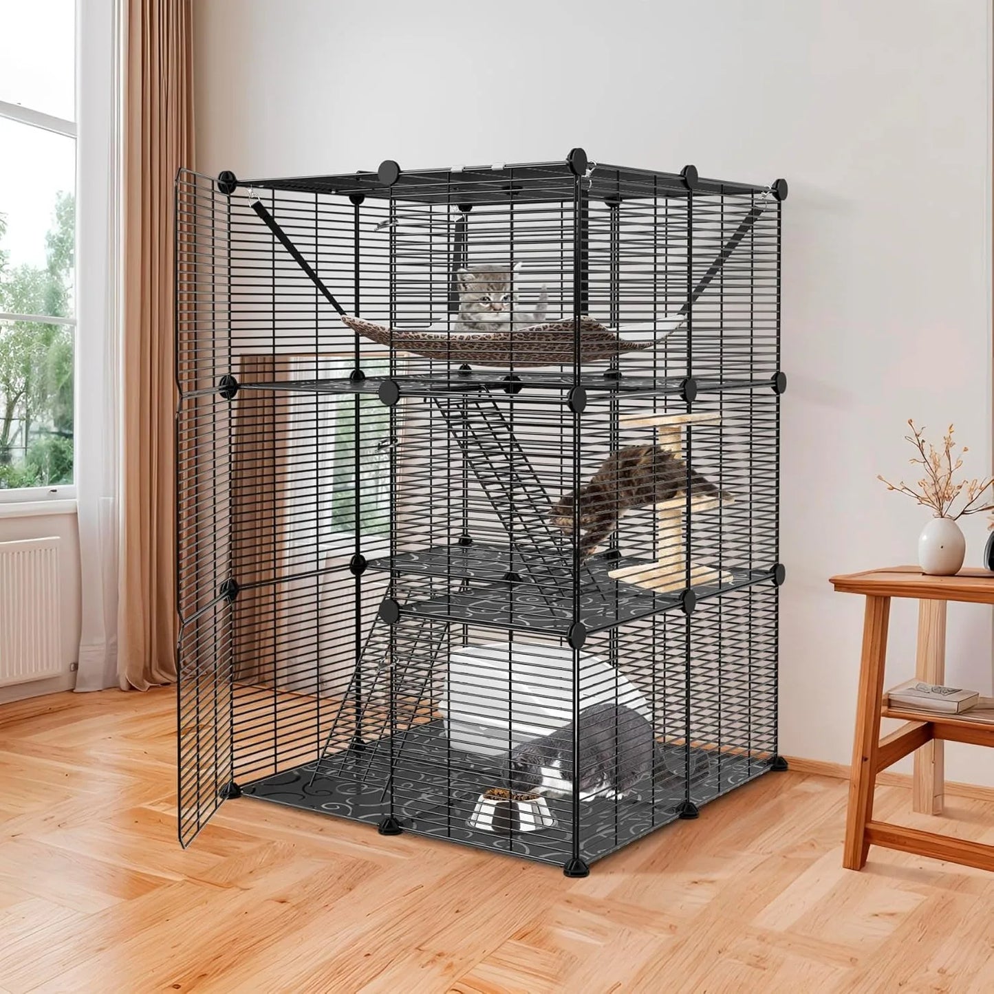 3-Tier Cat Cage Indoor Cat Enclosures