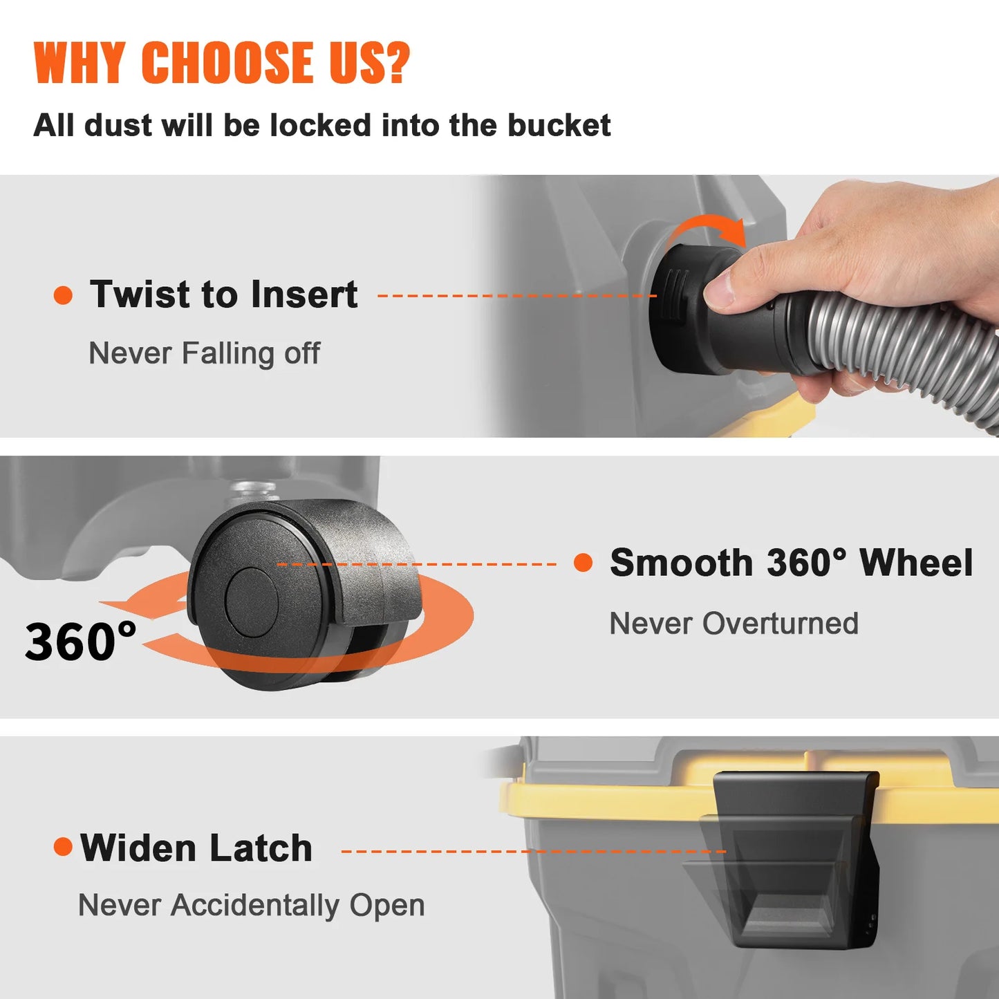 Wet and Dry Vacuum Cleaner & Air Blower
