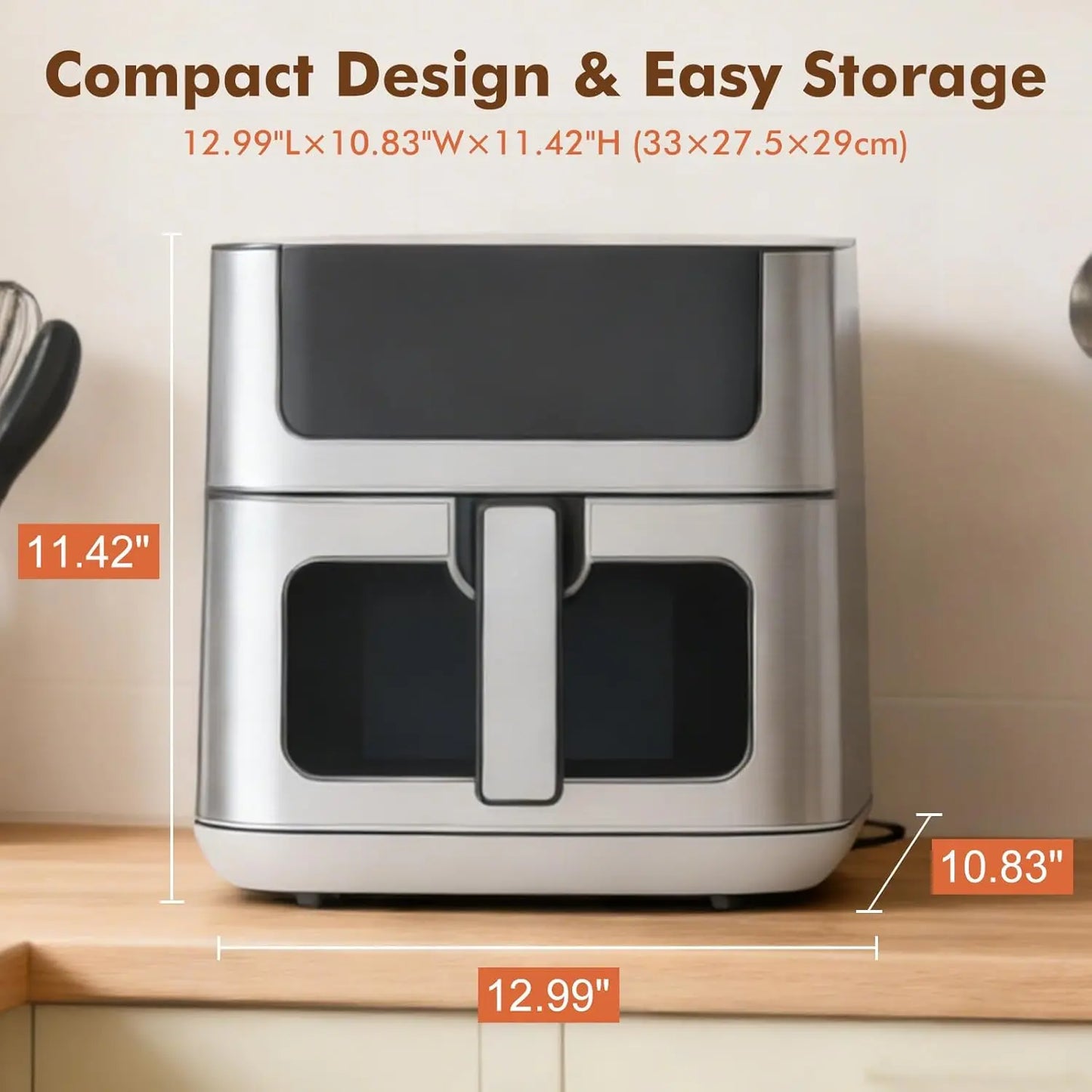6.34QT Air Fryer with Window