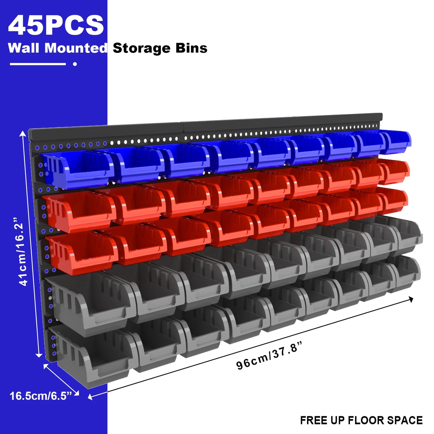 45/90/135pcs Wall-Mounted Tool Organizer