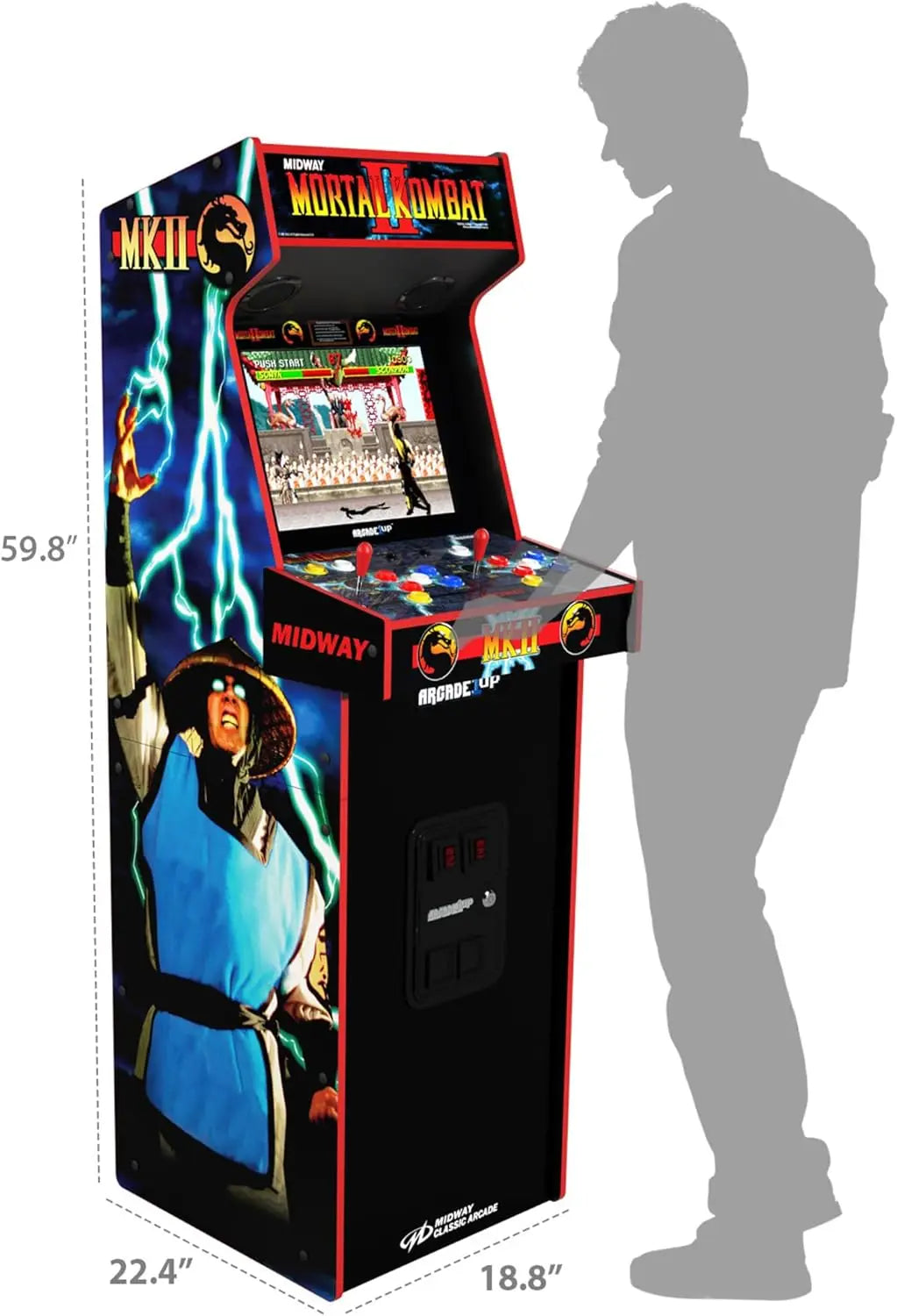 Deluxe Arcade 5 Feet Tall - 14 Classic Games