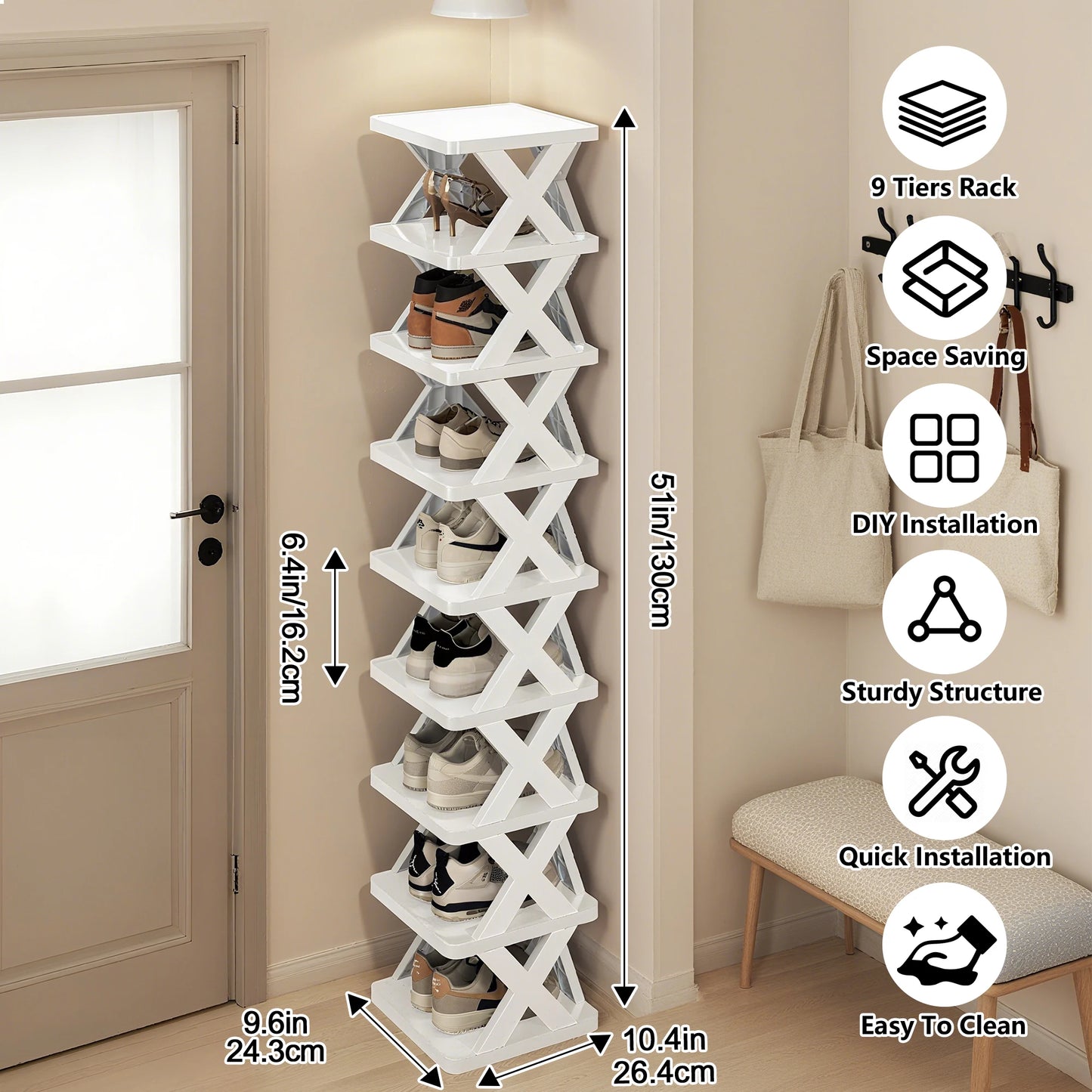 Shoe Rack Storage Organizer