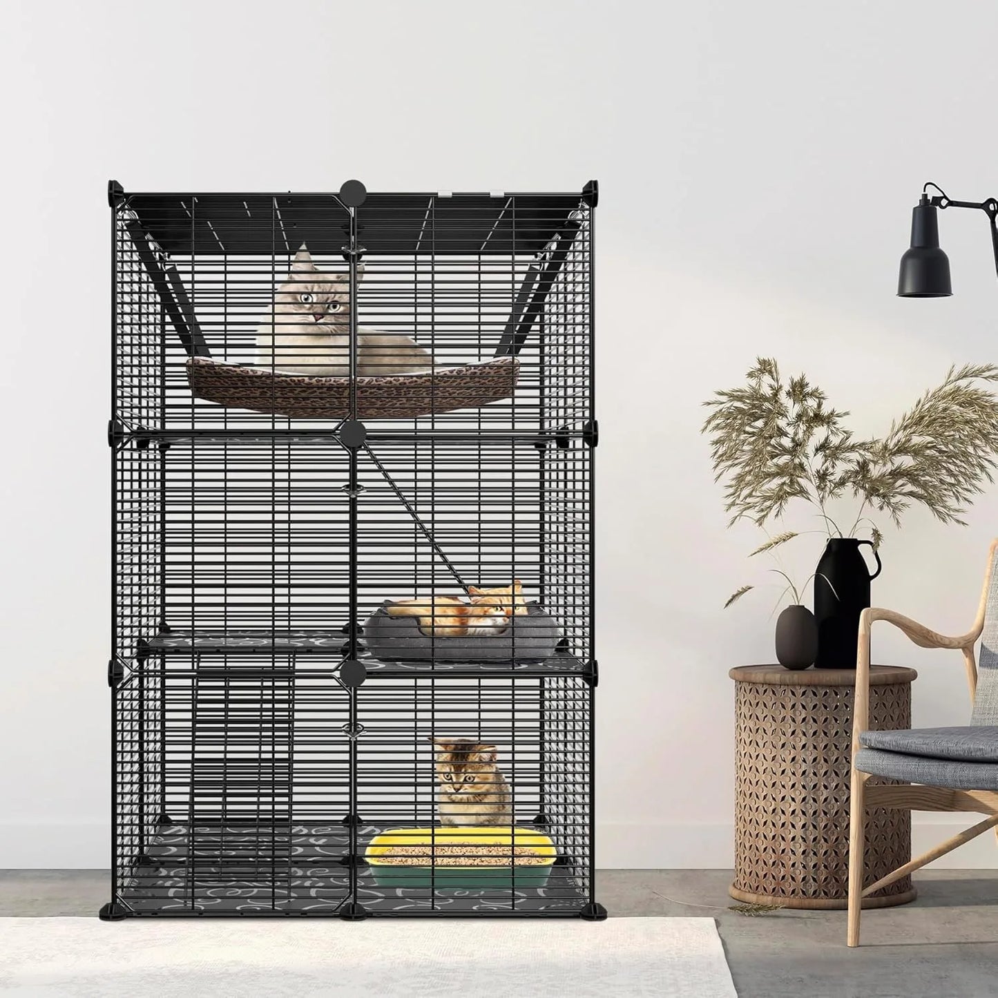 3-Tier Cat Cage Indoor Cat Enclosures