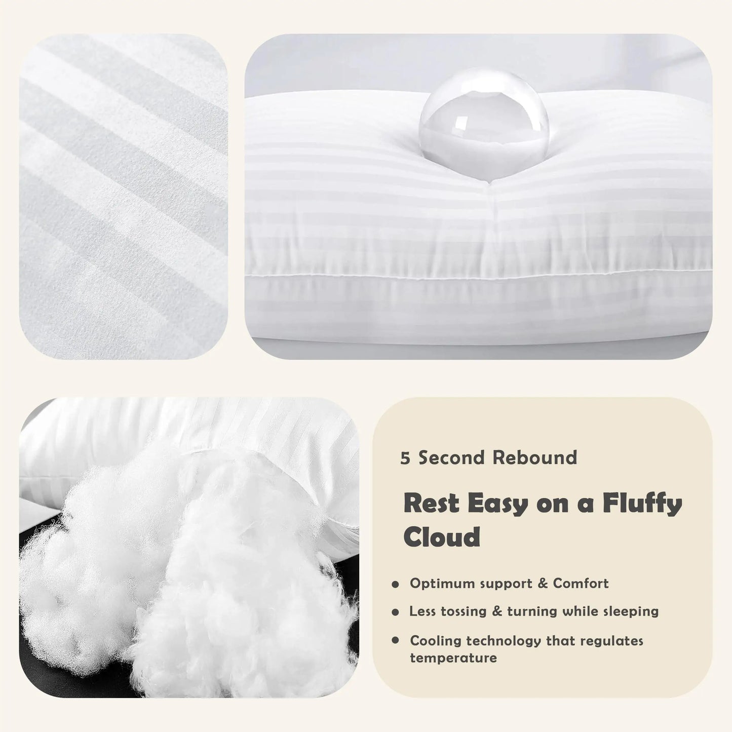 Hotel Pillows Set of 2 – Down