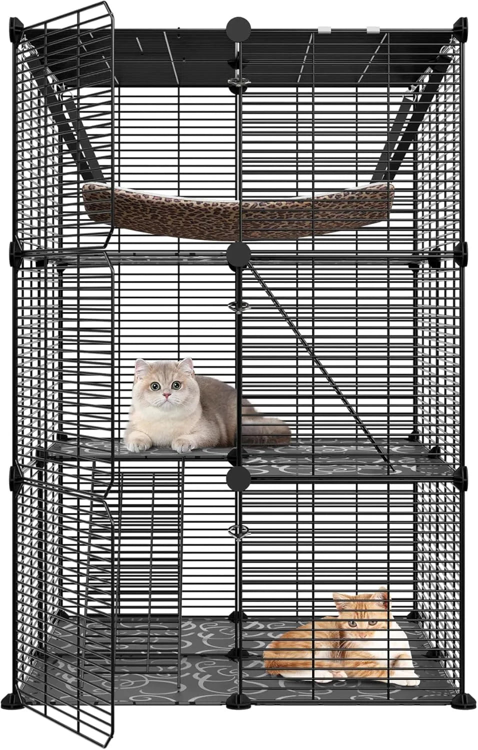 3-Tier Cat Cage Indoor Cat Enclosures