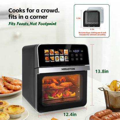 10QT Air Fryer Toaster Oven Combo