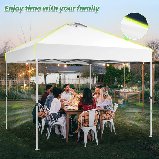 10x10 FT Pop Up Canopy Waterproof with Air Vent