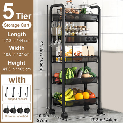 Multilayer Kitchen Storage Rack Metal