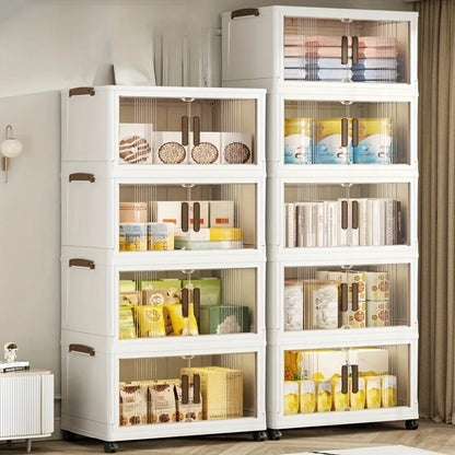 Heavy-Duty Plastic Folding Storage Cabinet
