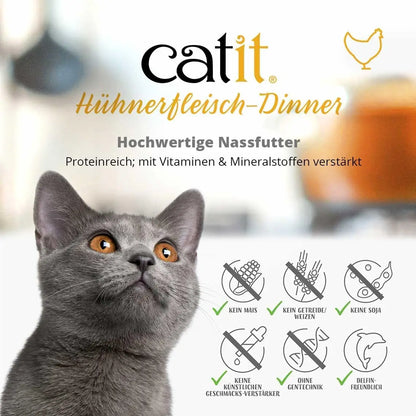 Hydrating Wet Cat Food with Chicken, Salmon & Carrot
