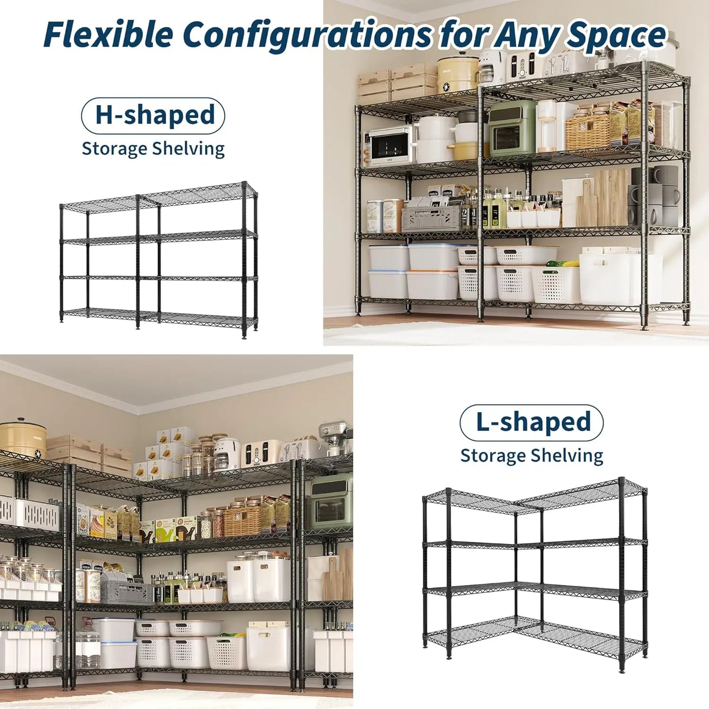 Heavy Duty Storage Shelves 4/5 Tier