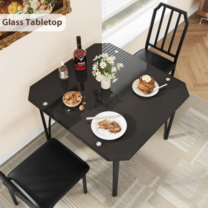 Kitchen Table and Chairs with Padded Seats