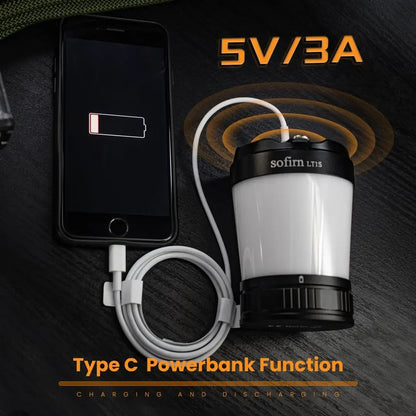 Camping Light Rechargeable Powerful Lantern