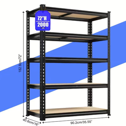 72"/60"H Garage Storage Shelves