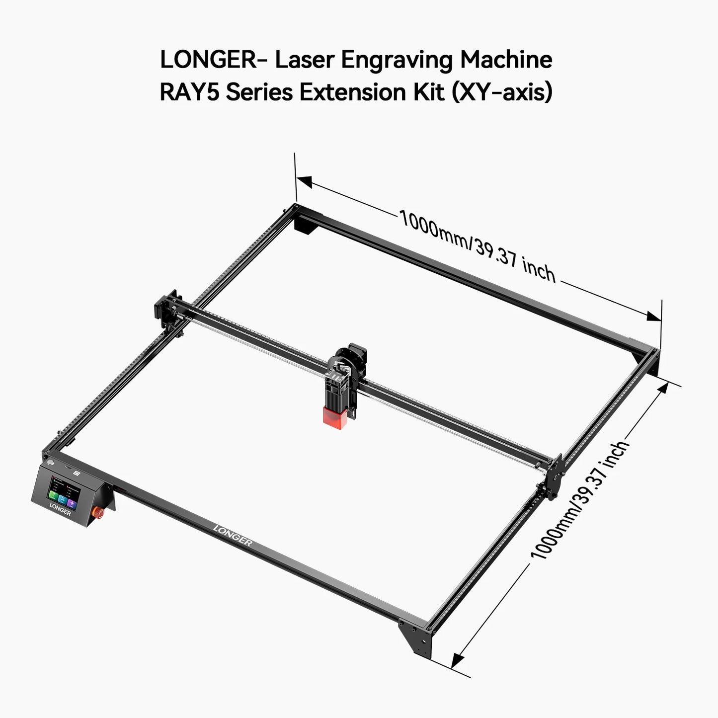 Laser Engraver X Y Axis Extension Kit for Longer RAY5
