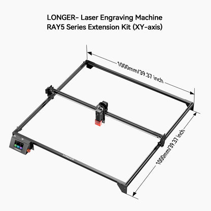 Laser Engraver X Y Axis Extension Kit for Longer RAY5