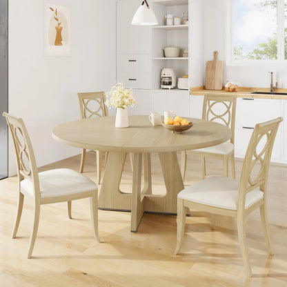47-Inch Large Wooden Kitchen Table