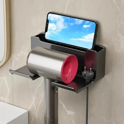 1 Pcs Hair Dryer Stand Bathroom Organizer