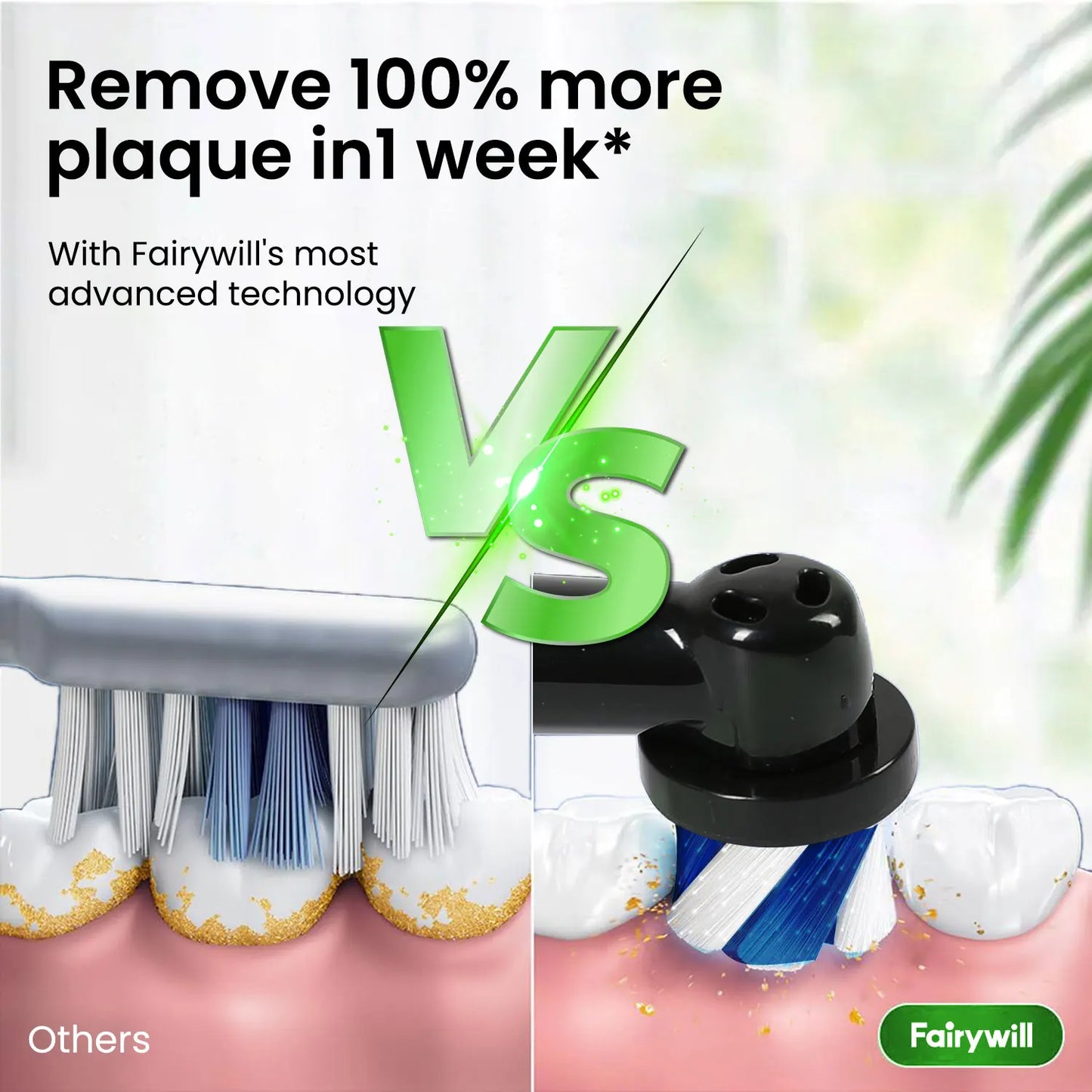 Electric Toothbrush Replacement Heads Rechargeable