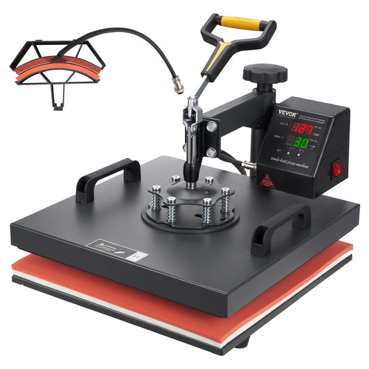 2In1 Heat Press Machine T-shirt Cap