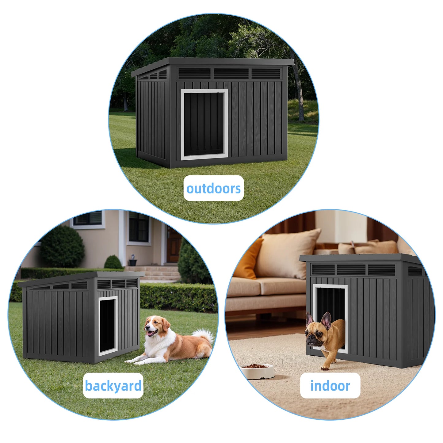 Waterproof Outdoor Insulated Dog Kennel