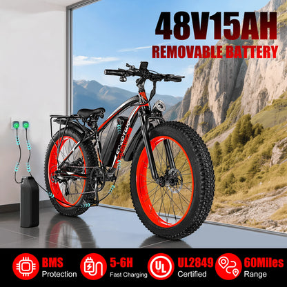Fat Tire High Speed Mountain Bicycle