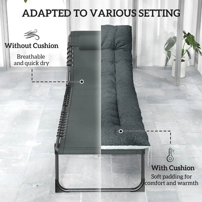 Chaise Lounge Chair Outdoor Set of 2