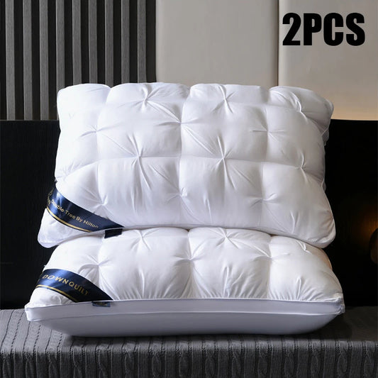 2-Piece Sleep Pillow Set, Soft Hotel Pillows
