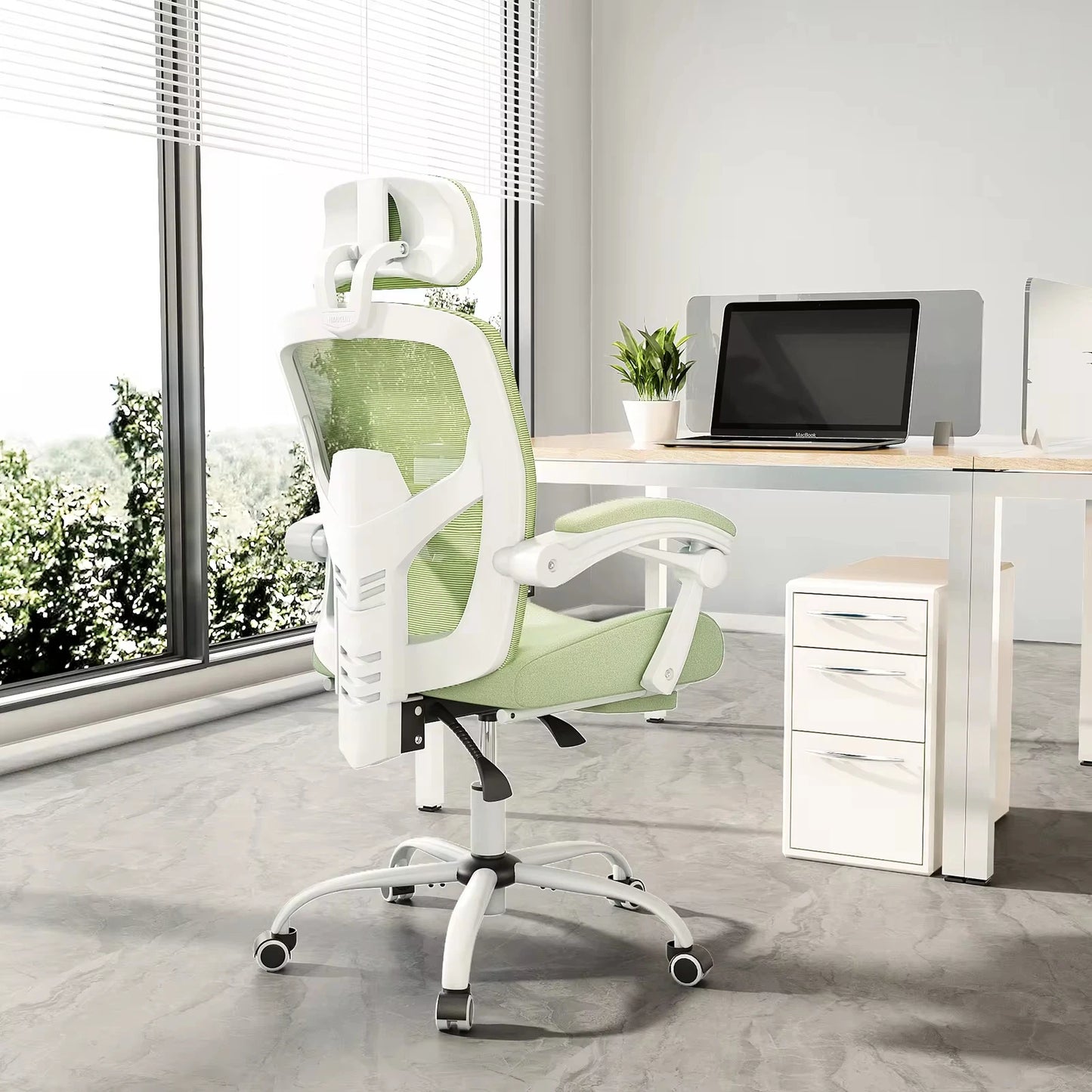 Reclining Rocking Gaming Chair Swivel Rolling  Lumbar