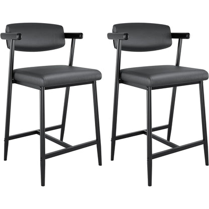 2PCS Counter Height Bar Stools