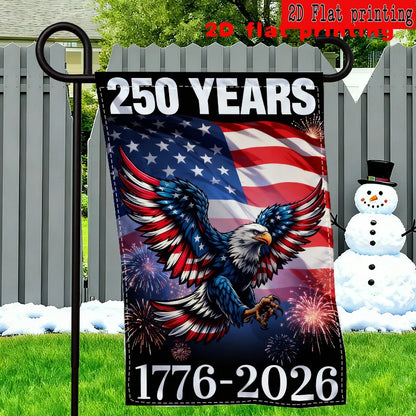 250 Years, American Eagle US Flag, Double-Sided
