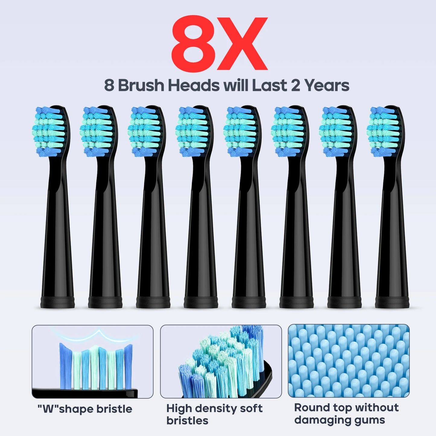 Rechargeable Electric Toothbrush Smart Automatic Waterproof