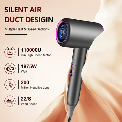 Professional Hair Dryer with Diffuser