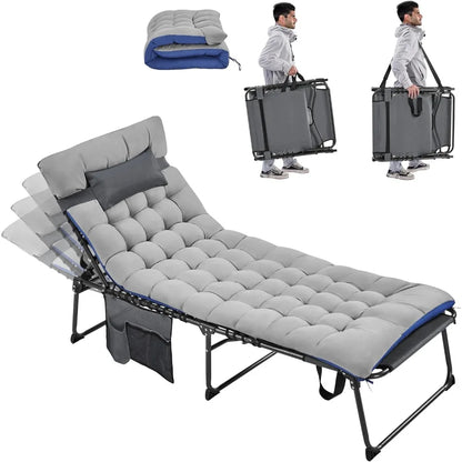 5 Position Outdoor Chaise Lounge Chair