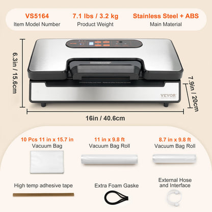 Vacuum Sealer Machine Multifunction Automatic Food Packaging