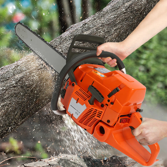 72CC 24" 2 Stroke, Gas Powered Chainsaw