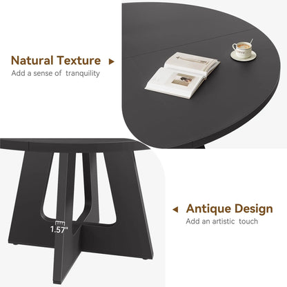 47-Inch Large Wooden Kitchen Table