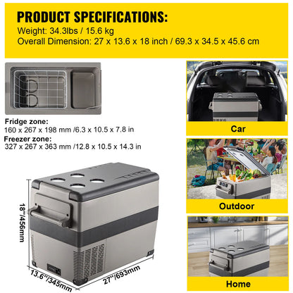Car Refrigerator Mini Fridge Freezer