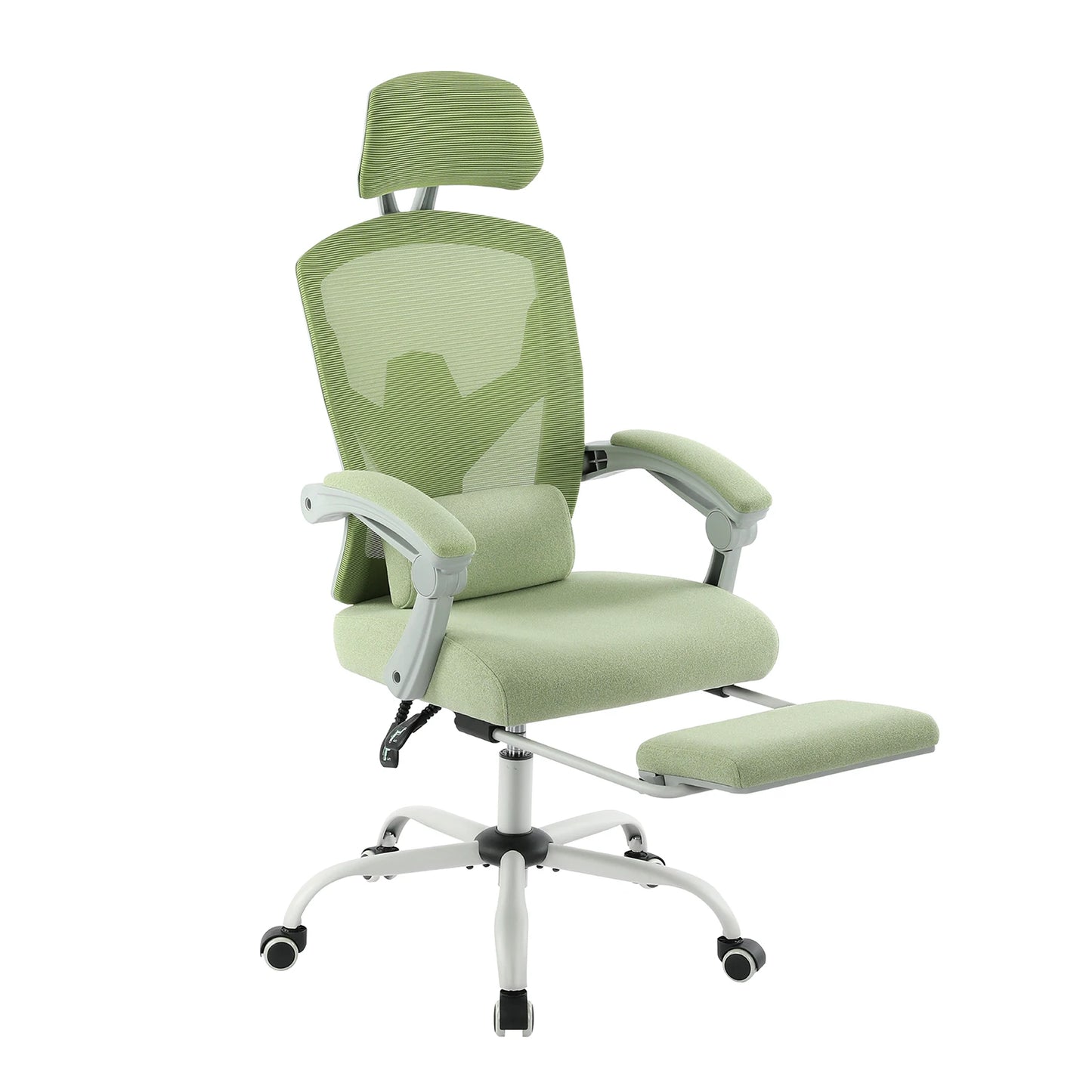 Reclining Rocking Gaming Chair Swivel Rolling  Lumbar