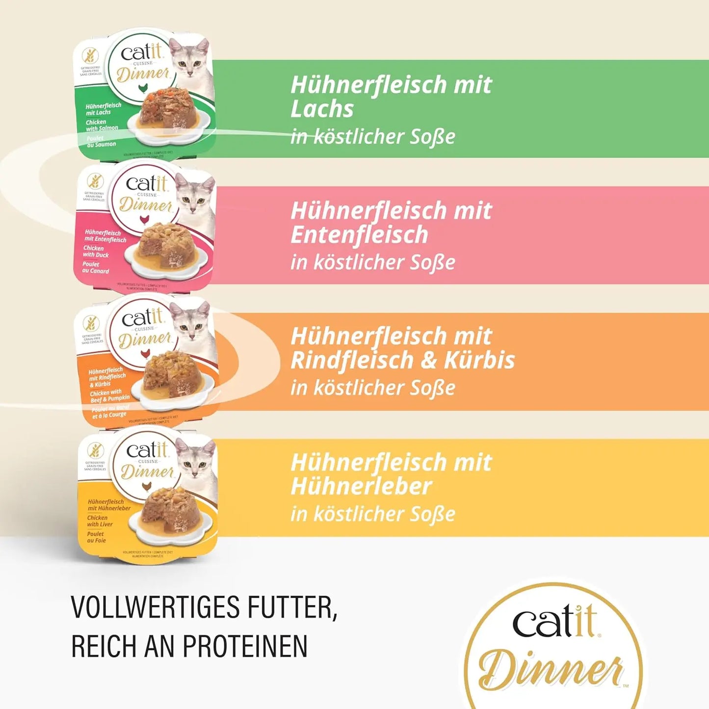 Hydrating Wet Cat Food with Chicken, Salmon & Carrot