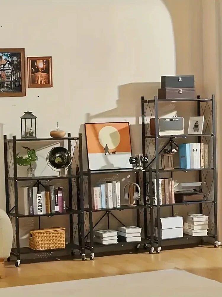 Metal Shelves With Wheels