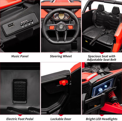 Electric Vehicle Spring Suspension Off-Road Toy