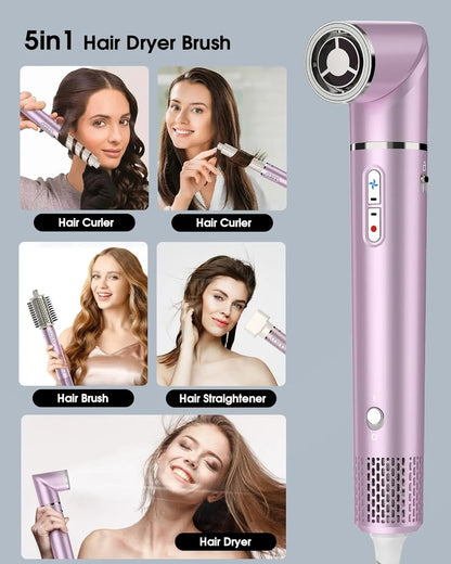 Air Wrap Hair Style Hair Dryer Brush Curler