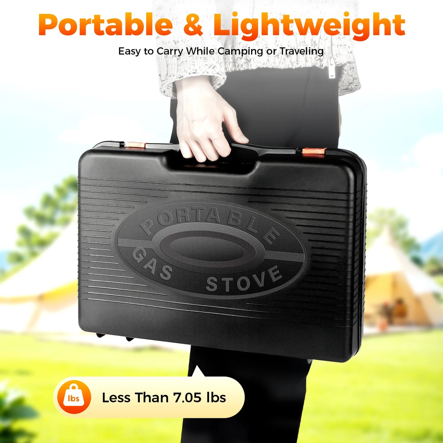Portable Butane Gas Grill Stove Camping