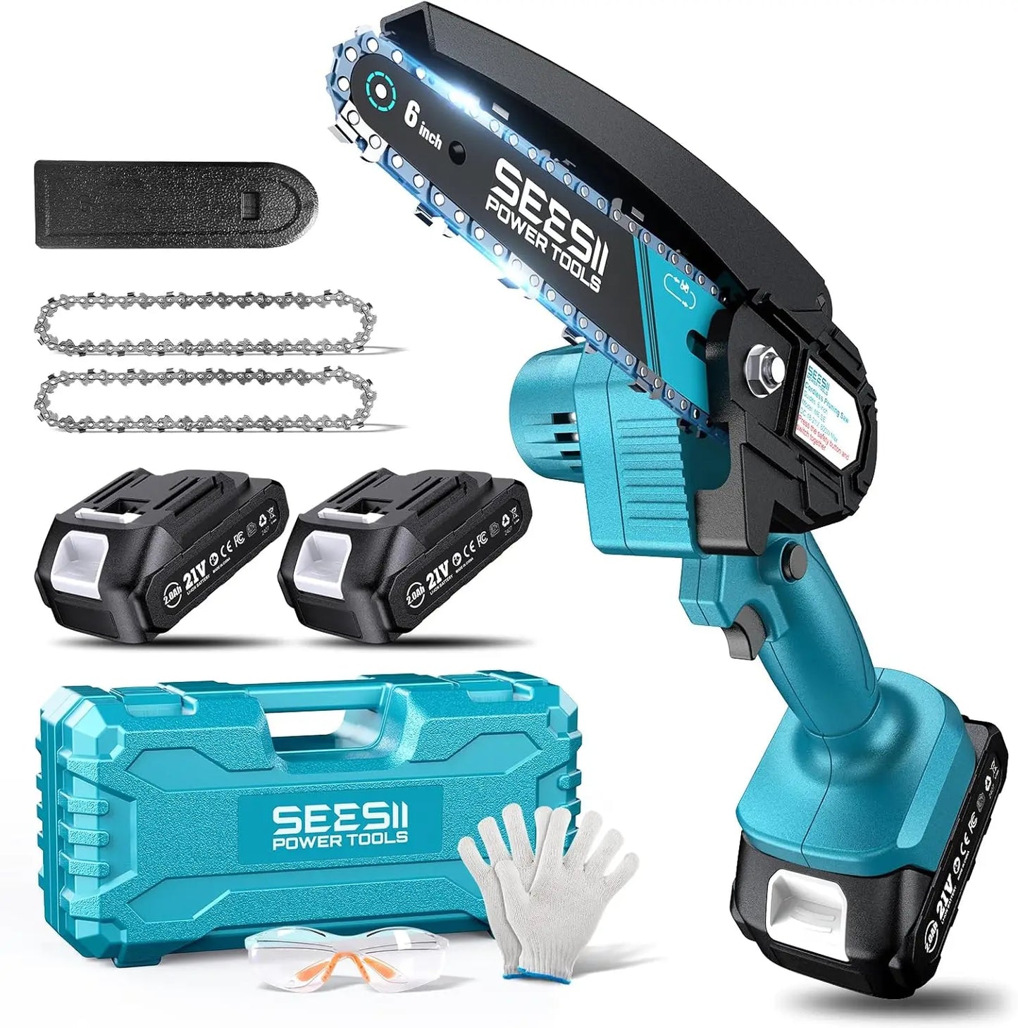 6-inch Cordless Mini Chainsaw Electric