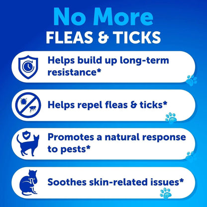 Cat Flea &Tick Control Chews Coat, Health Support