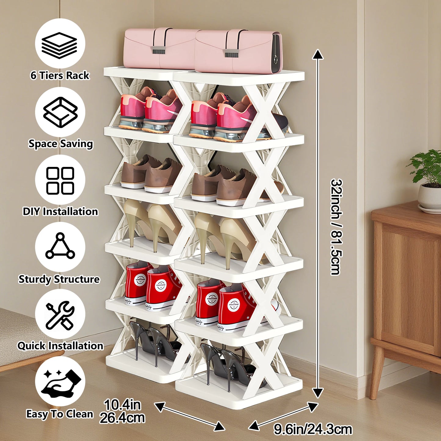 Shoe Rack Storage Organizer