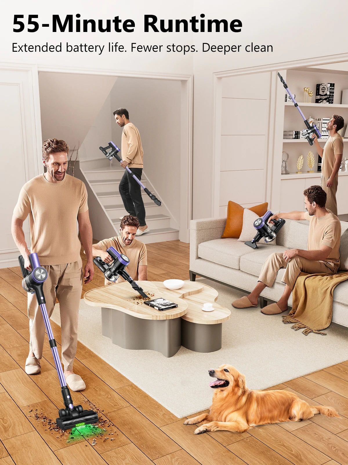 Cordless Vacuum for Carpet/Pet Hair