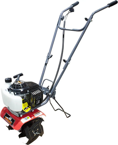 Gas Powered Tiller w Adjustable 4 Steel Tines