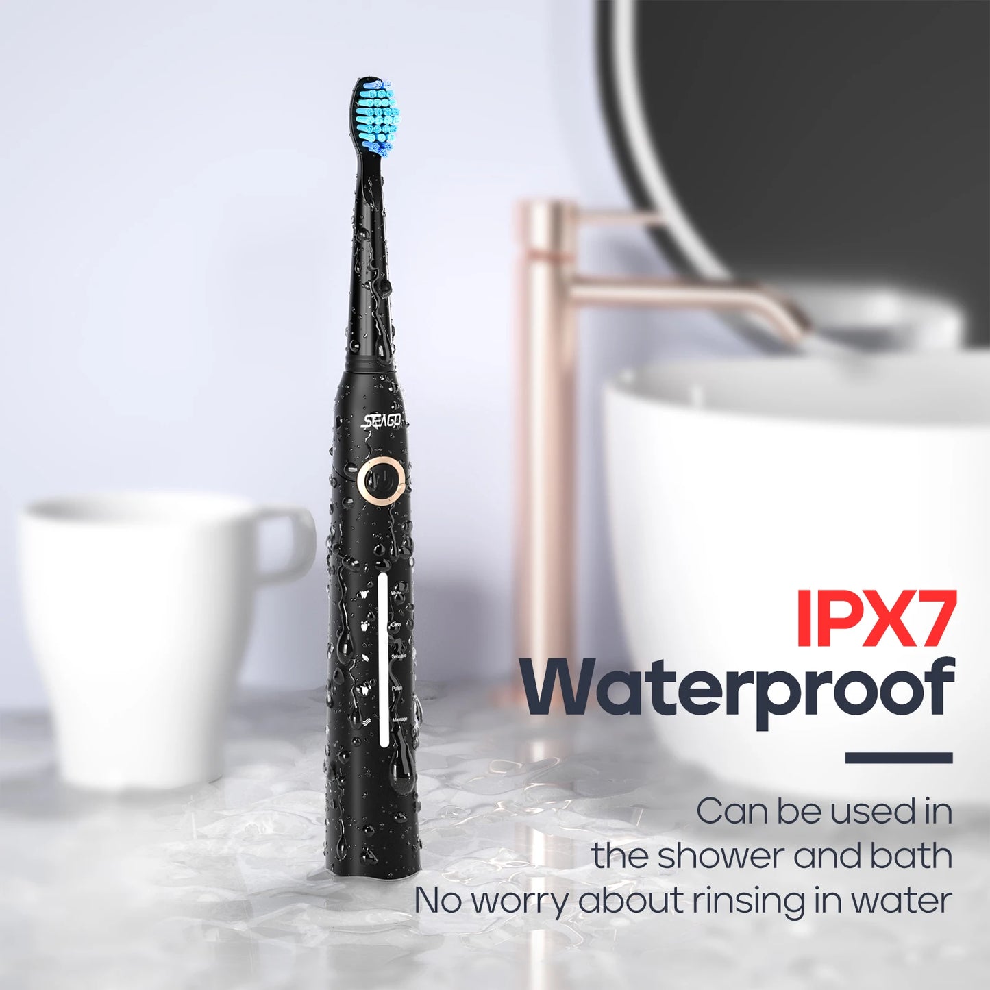 Rechargeable Electric Toothbrush Smart Automatic Waterproof